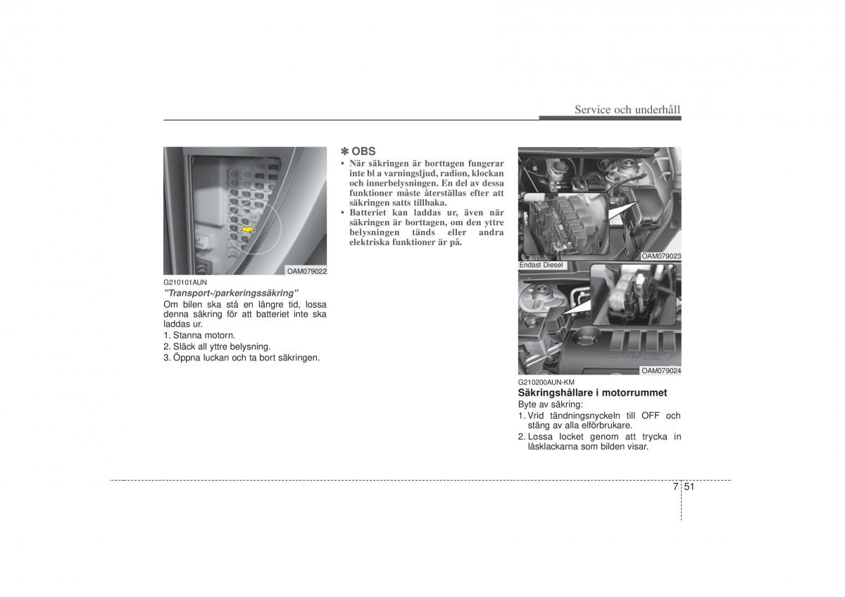 KIA Soul I 1 instruktionsbok / page 269