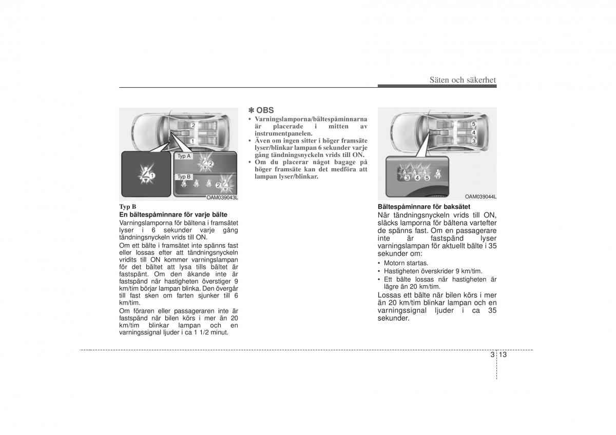 KIA Soul I 1 instruktionsbok / page 30