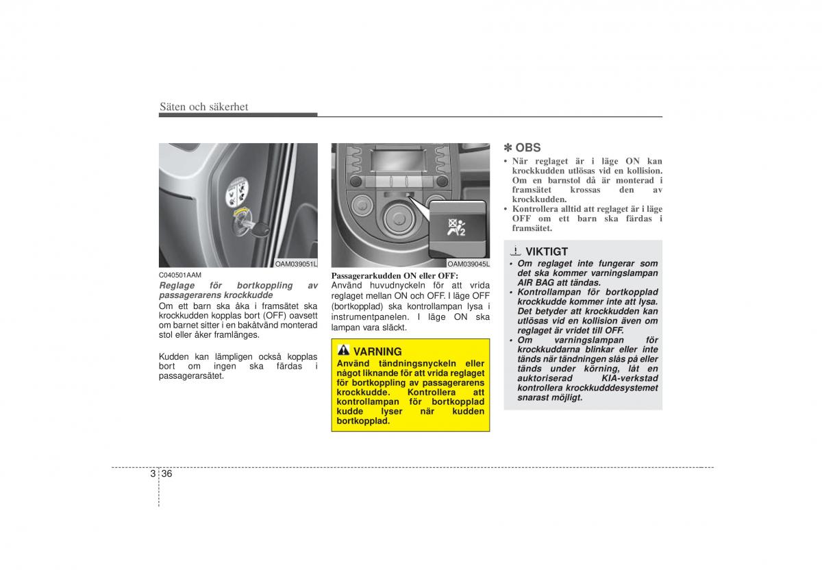 KIA Soul I 1 instruktionsbok / page 53