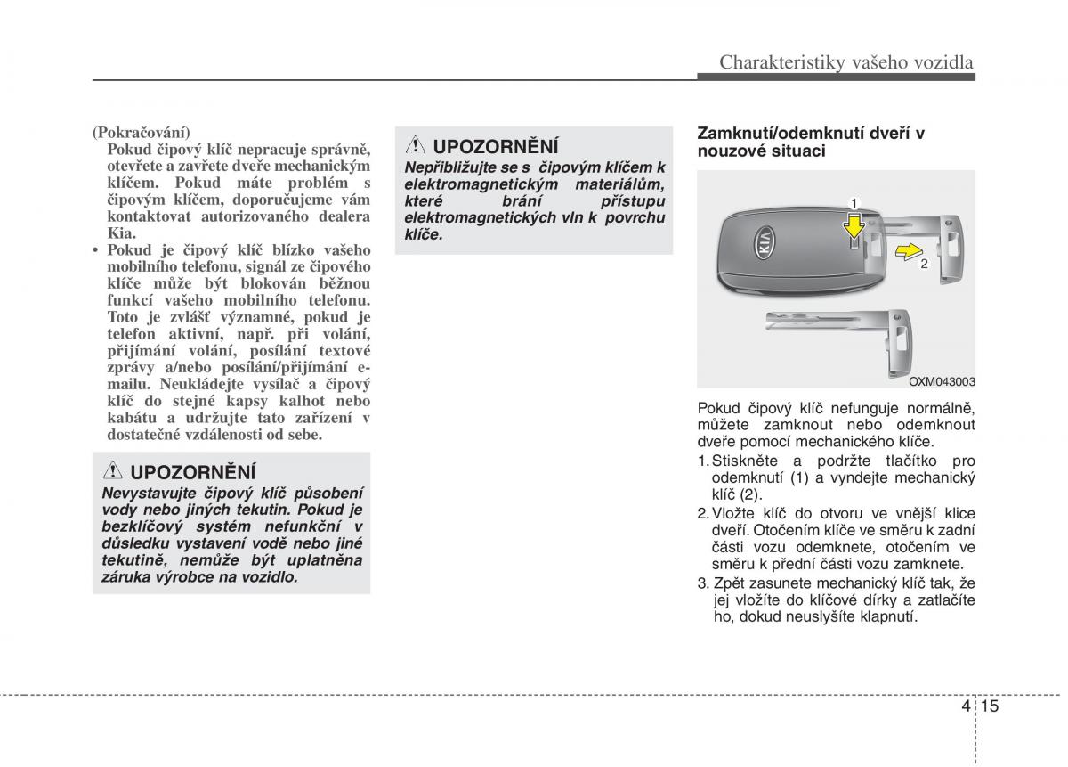 KIA Soul II 2 navod k obsludze / page 97