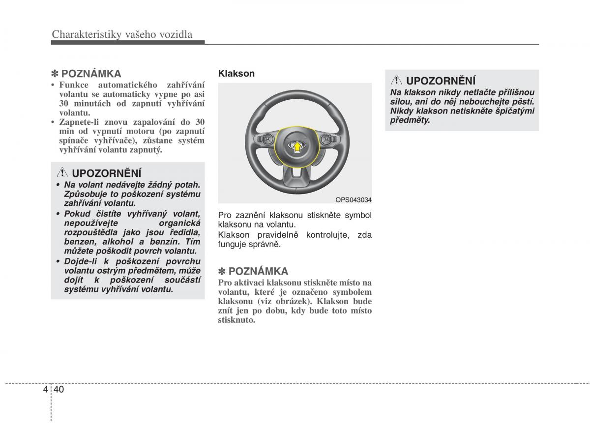 KIA Soul II 2 navod k obsludze / page 122