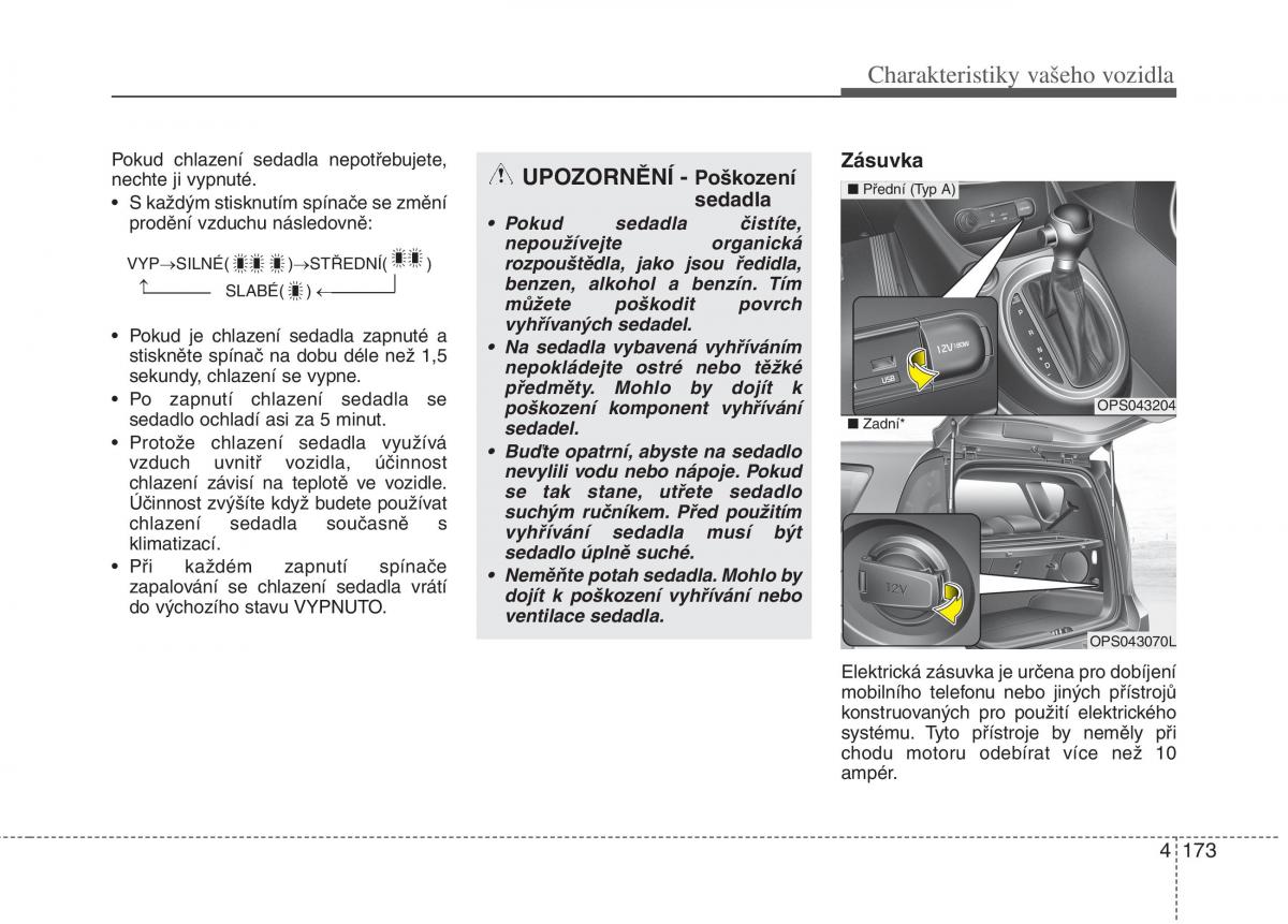 KIA Soul II 2 navod k obsludze / page 255