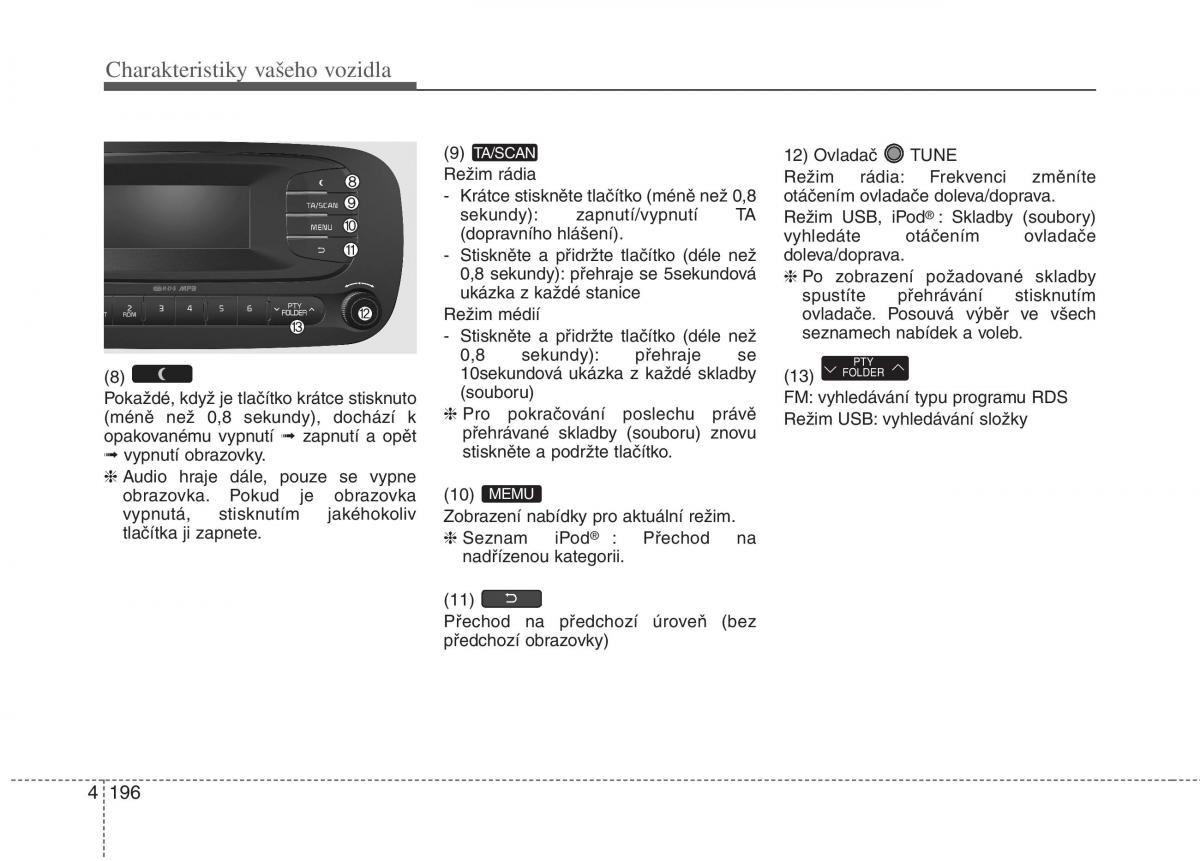 KIA Soul II 2 navod k obsludze / page 278