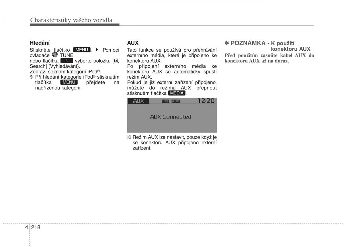 KIA Soul II 2 navod k obsludze / page 300