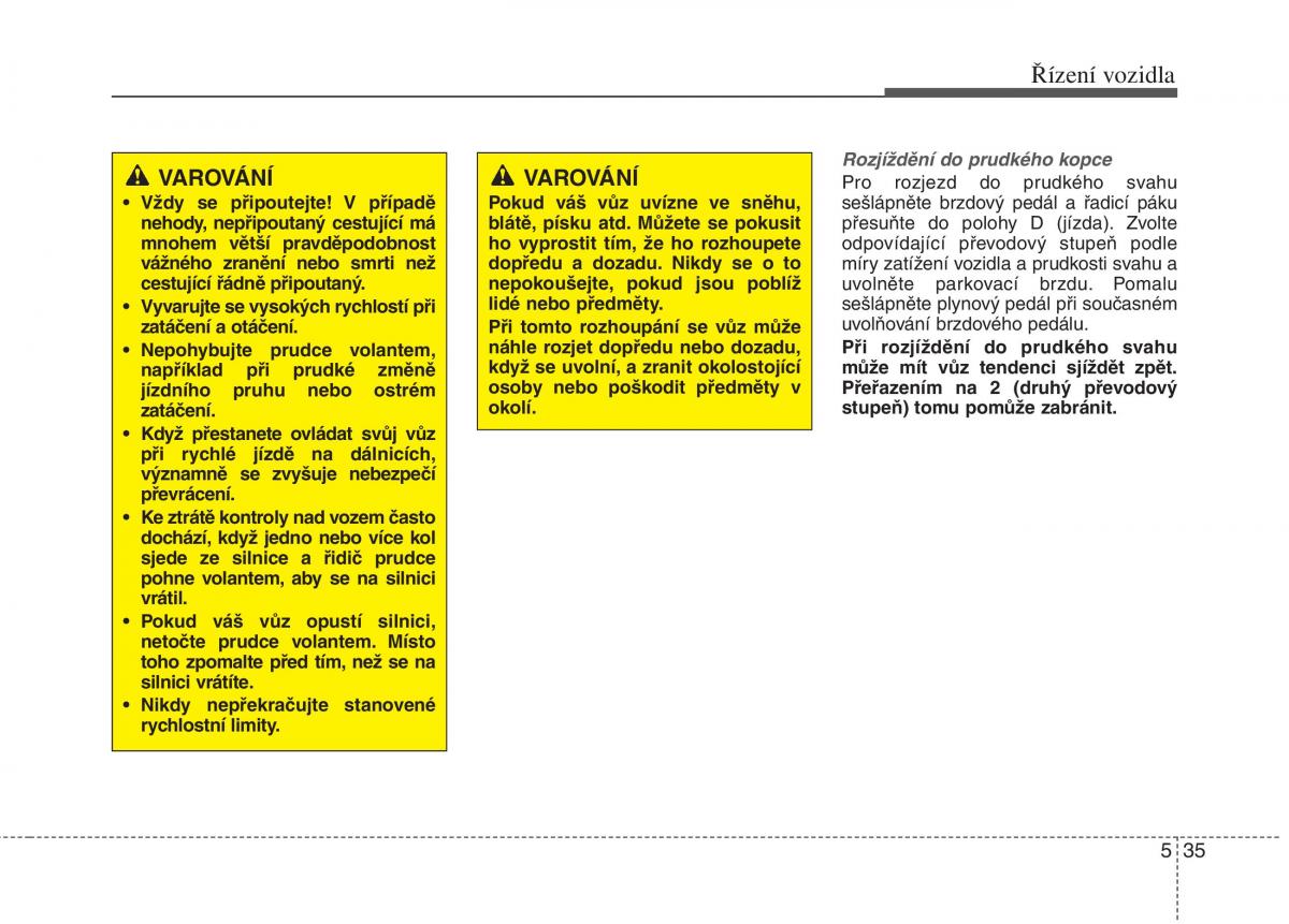 KIA Soul II 2 navod k obsludze / page 425