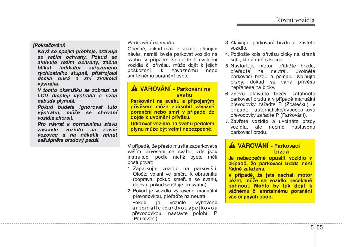 KIA Soul II 2 navod k obsludze / page 475