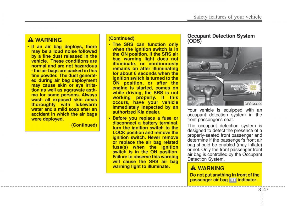 KIA Soul II 2 owners manual / page 63