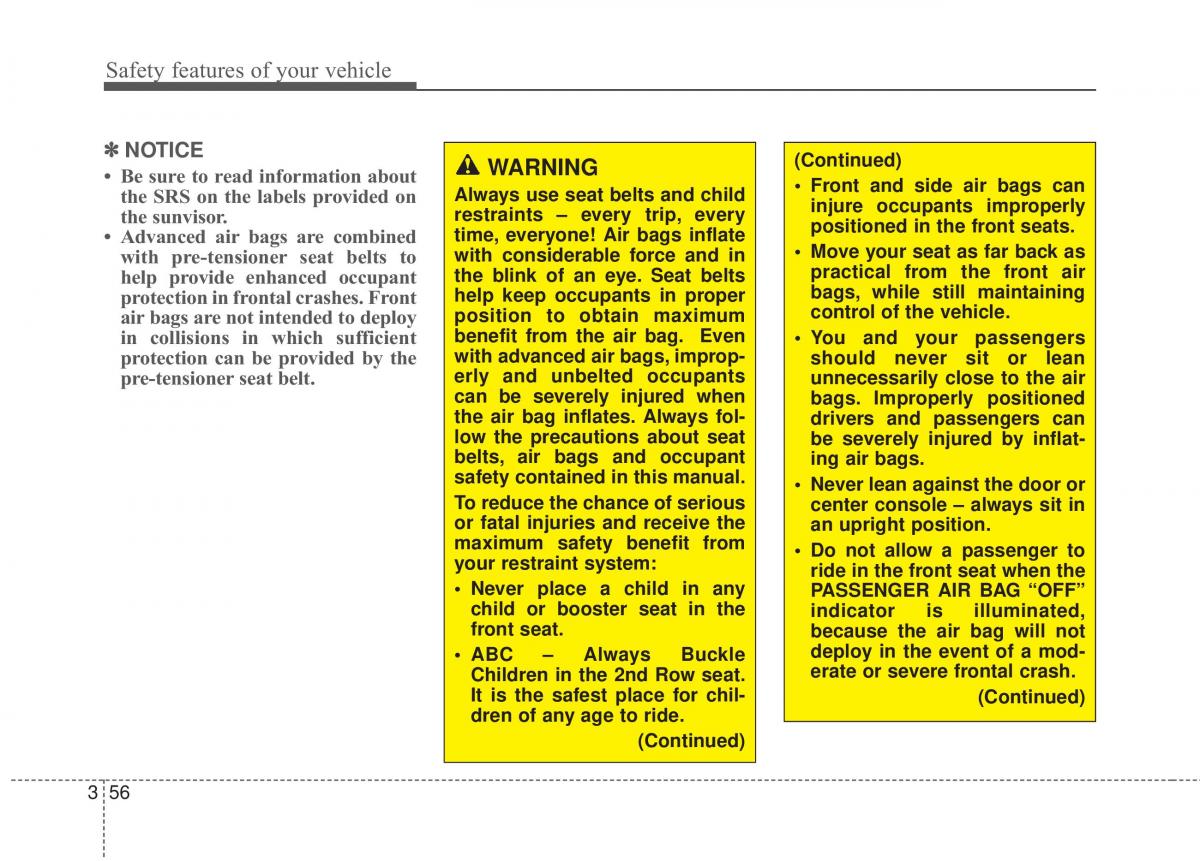 KIA Soul II 2 owners manual / page 72