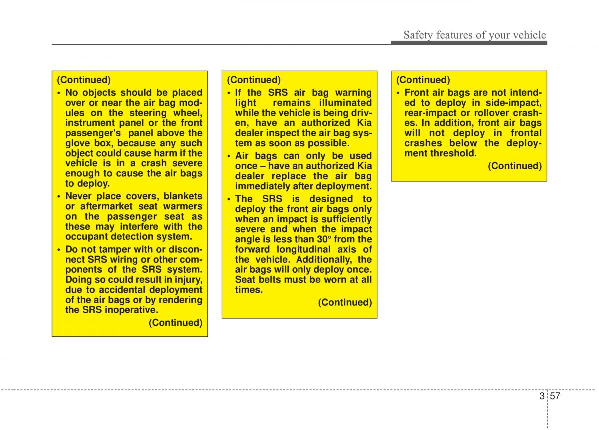 KIA Soul II 2 owners manual / page 73