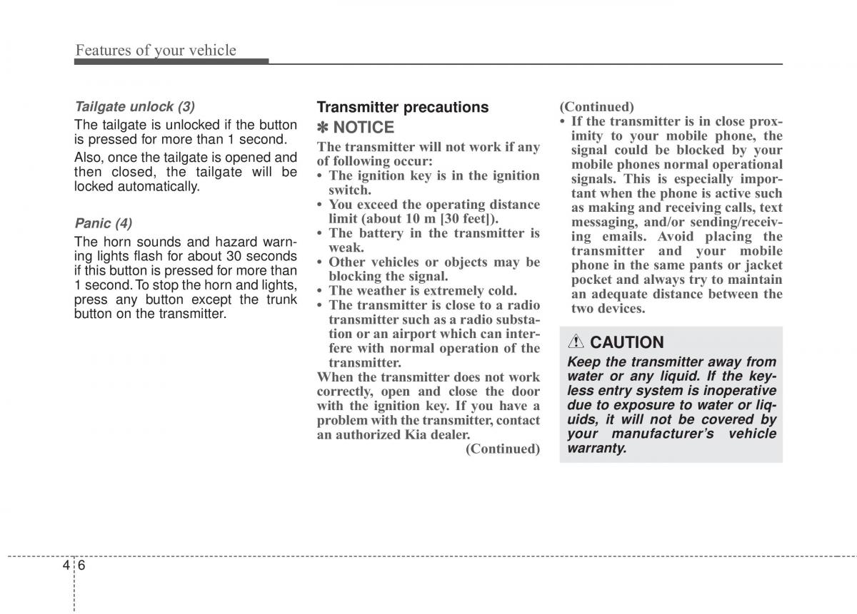 KIA Soul II 2 owners manual / page 92