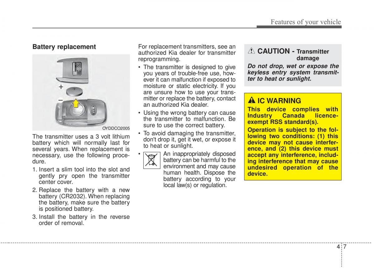 KIA Soul II 2 owners manual / page 93