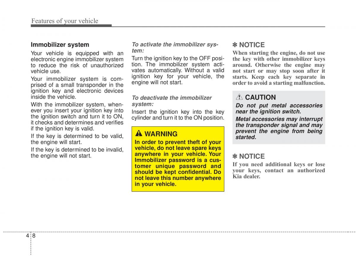 KIA Soul II 2 owners manual / page 94