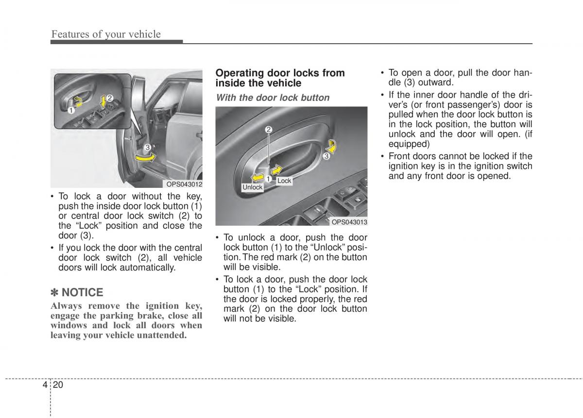 KIA Soul II 2 owners manual / page 106