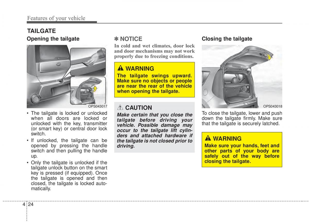 KIA Soul II 2 owners manual / page 110