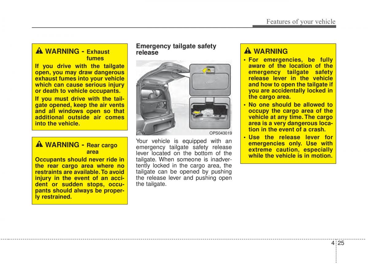 KIA Soul II 2 owners manual / page 111