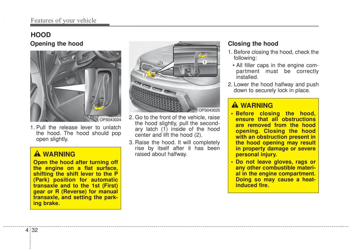 KIA Soul II 2 owners manual / page 118