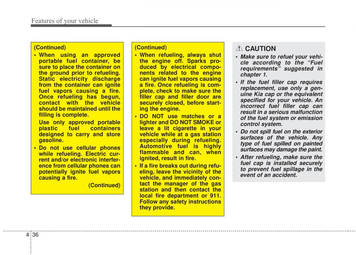 KIA Soul II 2 owners manual / page 122