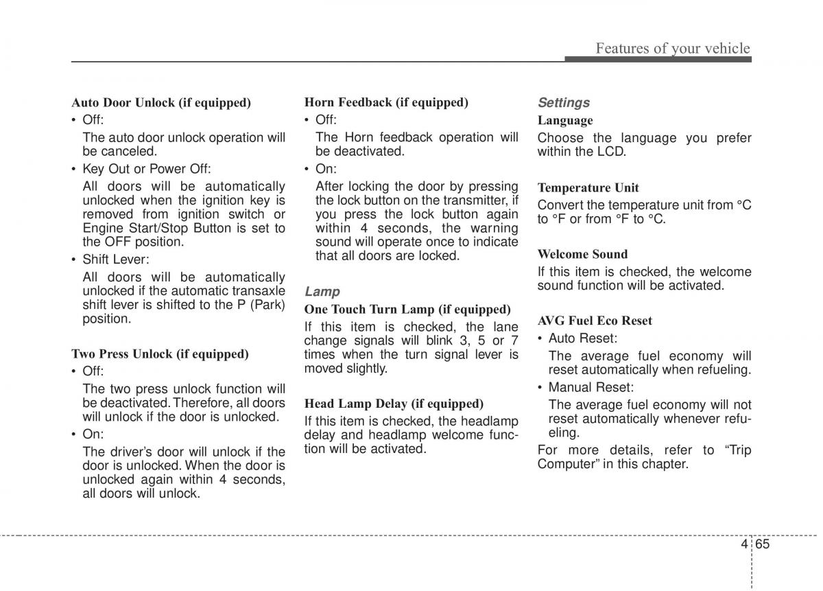 KIA Soul II 2 owners manual / page 151