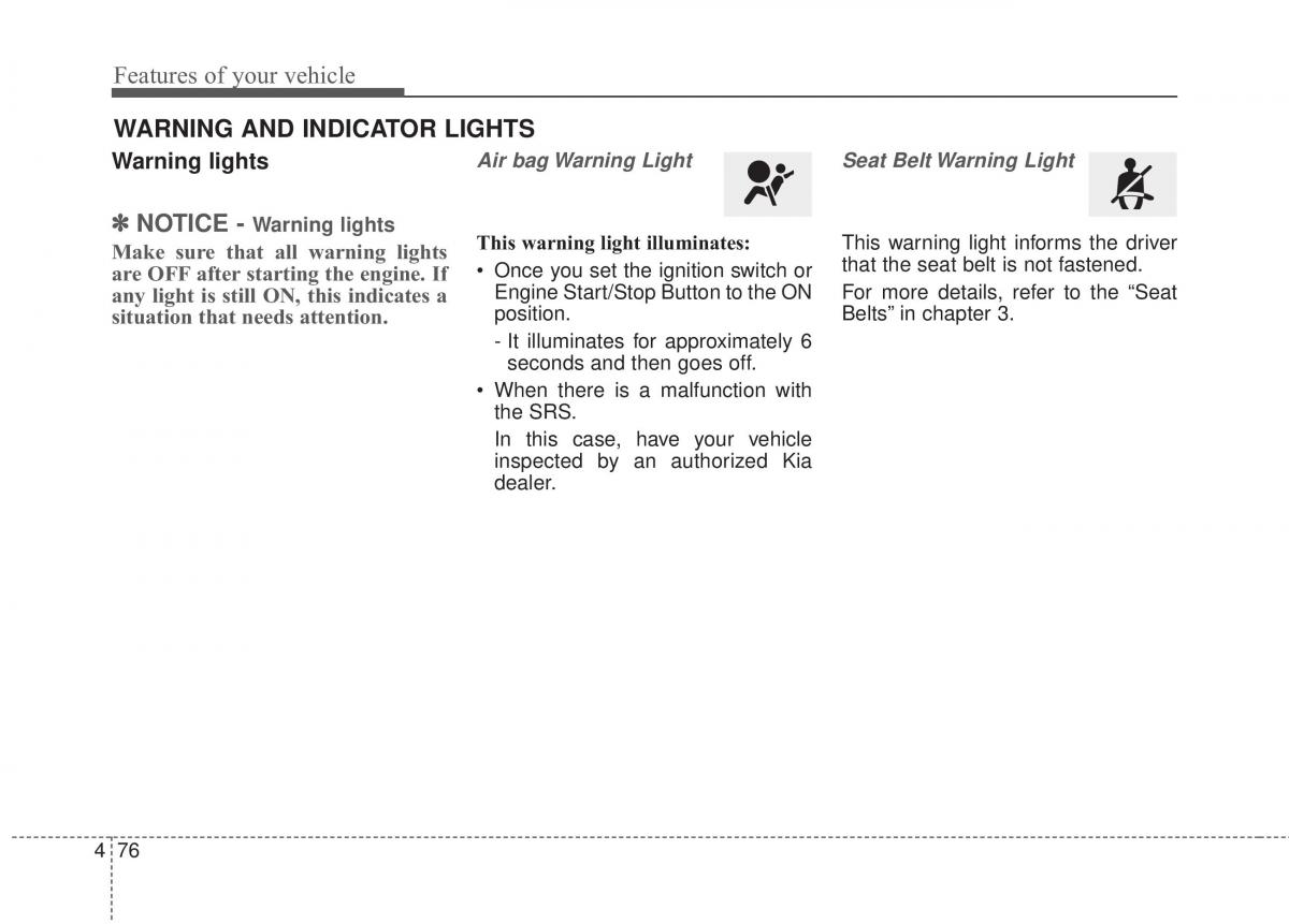 KIA Soul II 2 owners manual / page 162