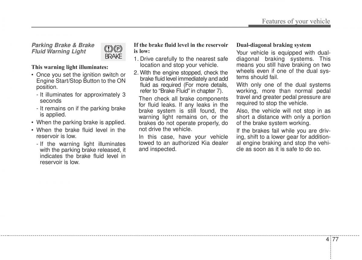 KIA Soul II 2 owners manual / page 163