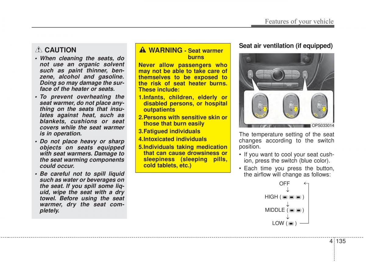 KIA Soul II 2 owners manual / page 221