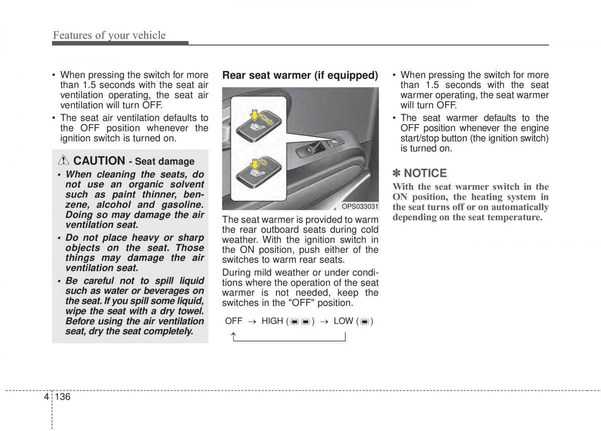 KIA Soul II 2 owners manual / page 222