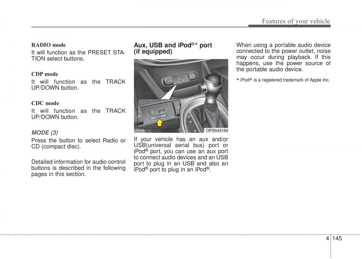 KIA Soul II 2 owners manual / page 231