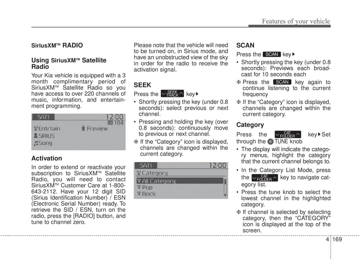 KIA Soul II 2 owners manual / page 255