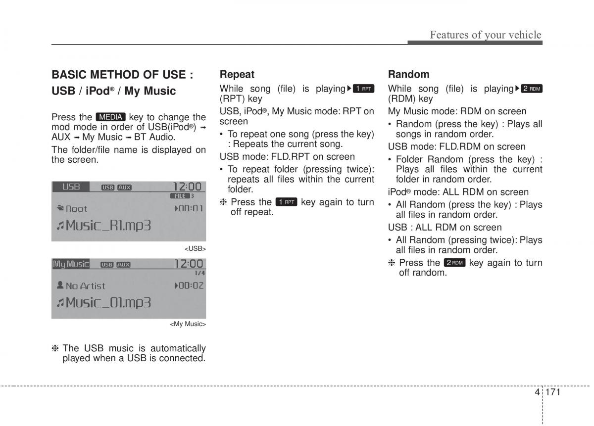 KIA Soul II 2 owners manual / page 257