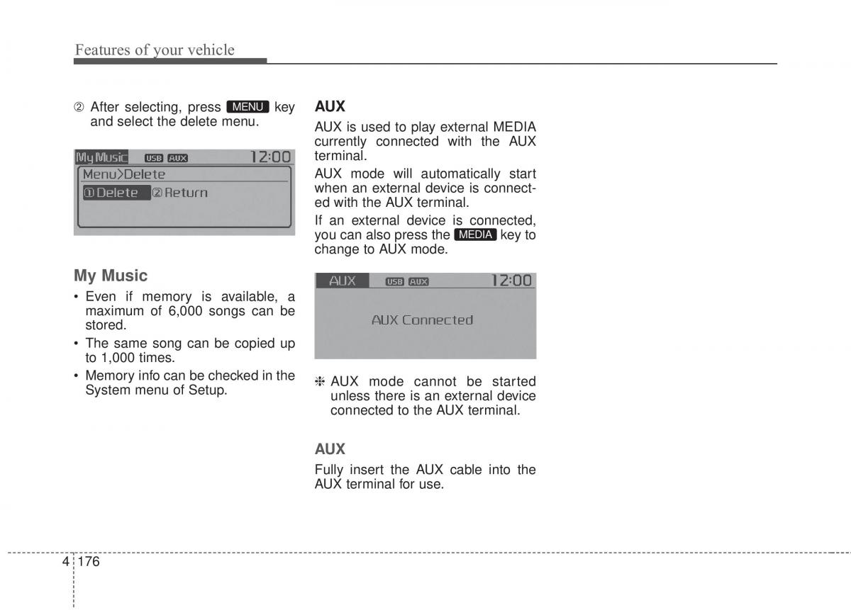 KIA Soul II 2 owners manual / page 262