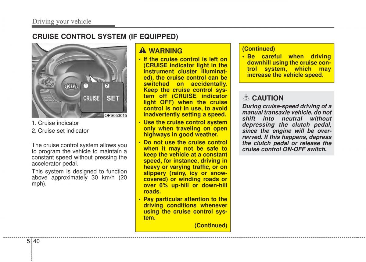 KIA Soul II 2 owners manual / page 327