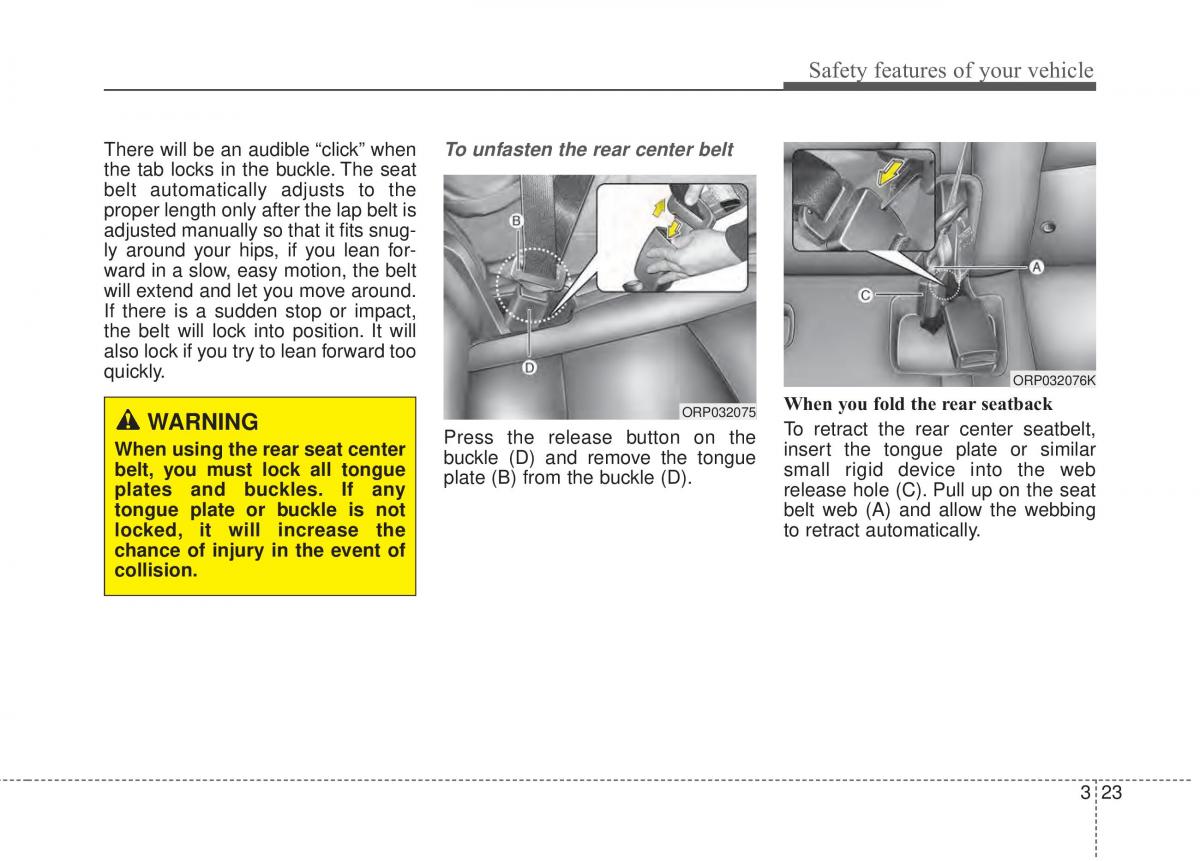 KIA Soul II 2 owners manual / page 39