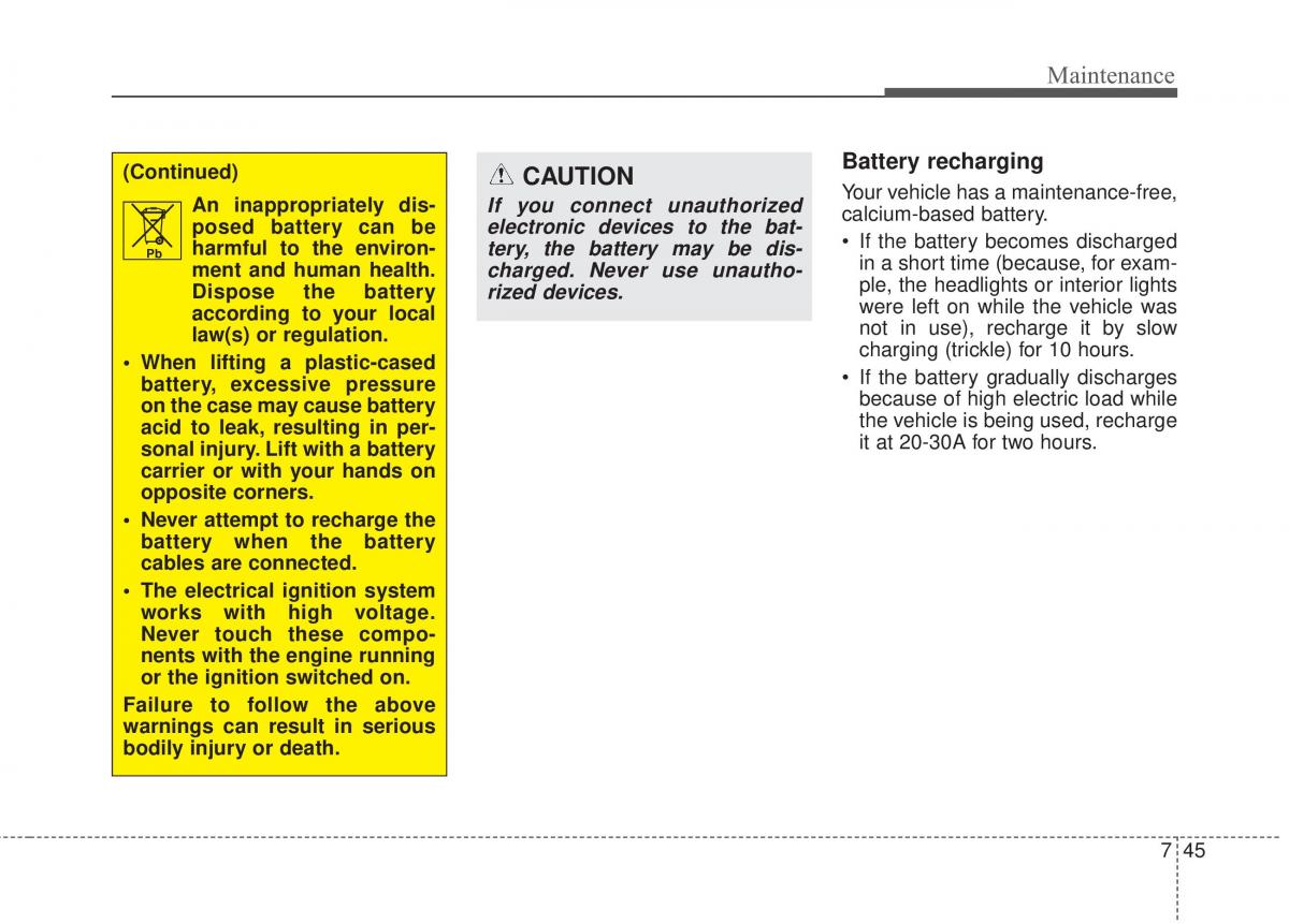 KIA Soul II 2 owners manual / page 428