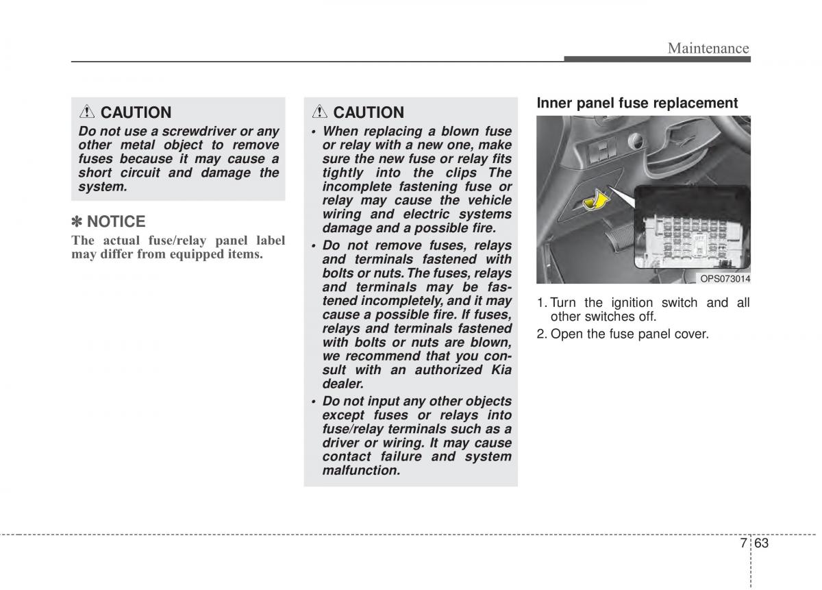 KIA Soul II 2 owners manual / page 446