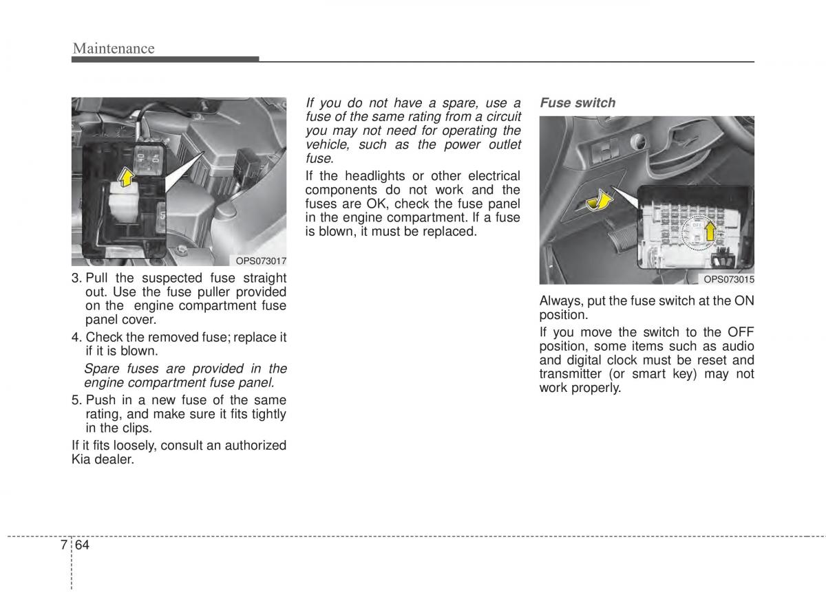 KIA Soul II 2 owners manual / page 447