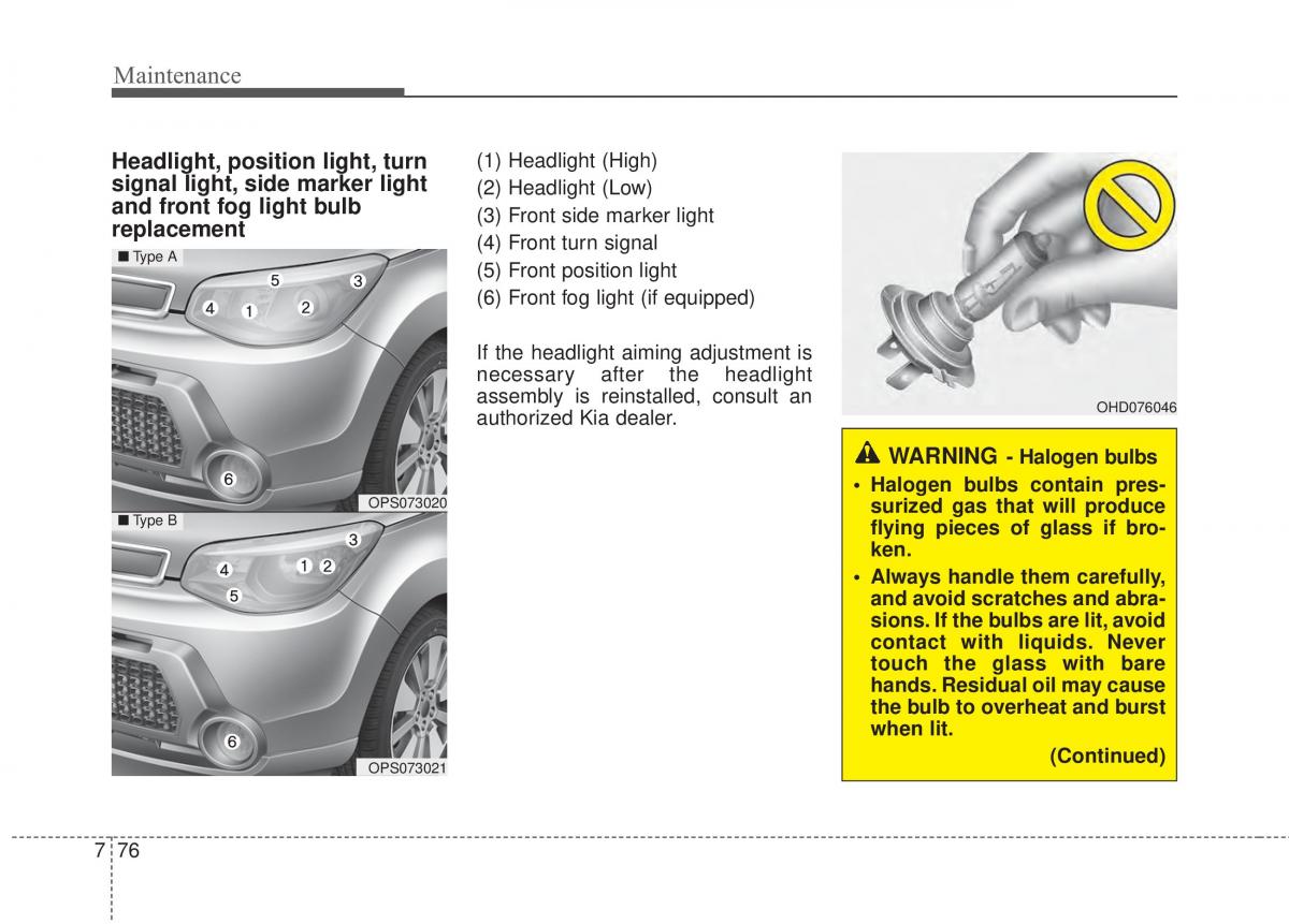 KIA Soul II 2 owners manual / page 459