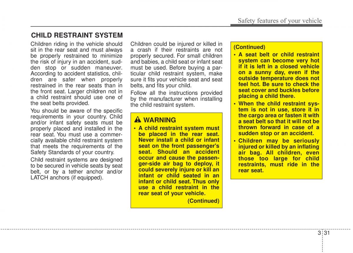 KIA Soul II 2 owners manual / page 47