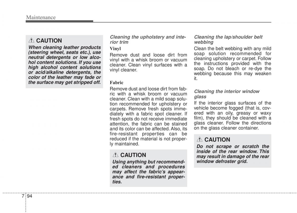 KIA Soul II 2 owners manual / page 477