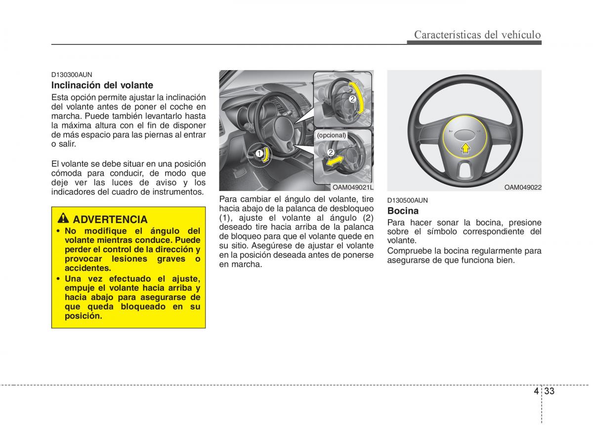 KIA Soul II 2 manual del propietario / page 105