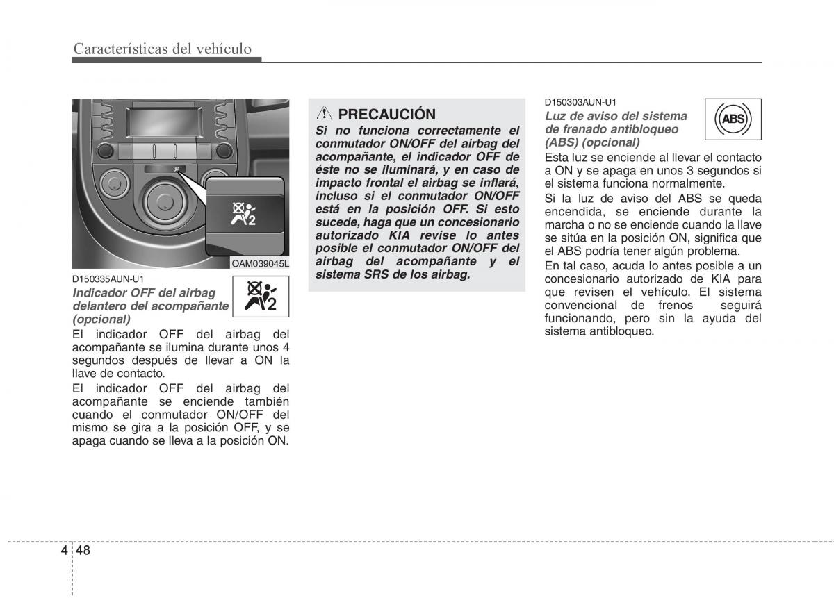 KIA Soul II 2 manual del propietario / page 120