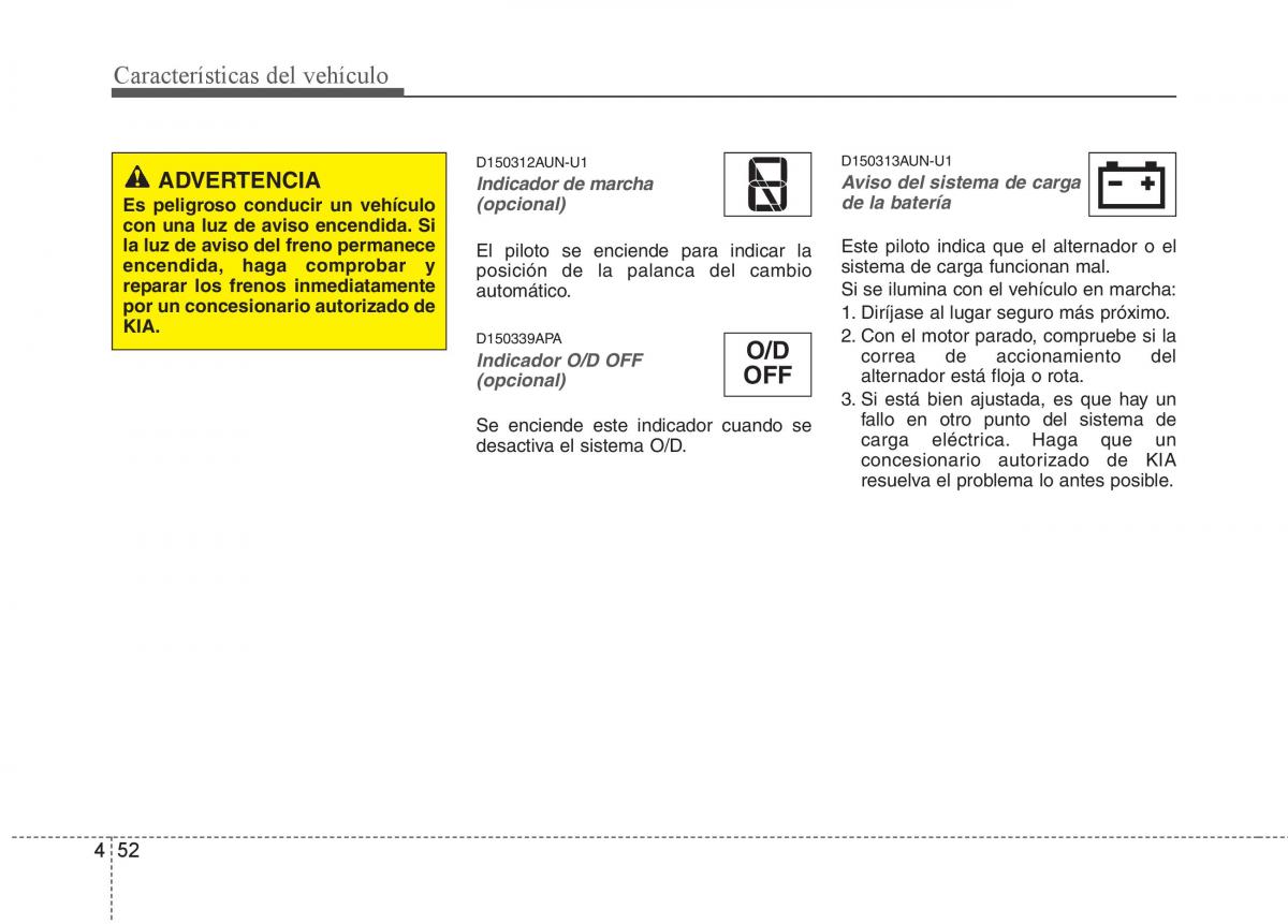 KIA Soul II 2 manual del propietario / page 124