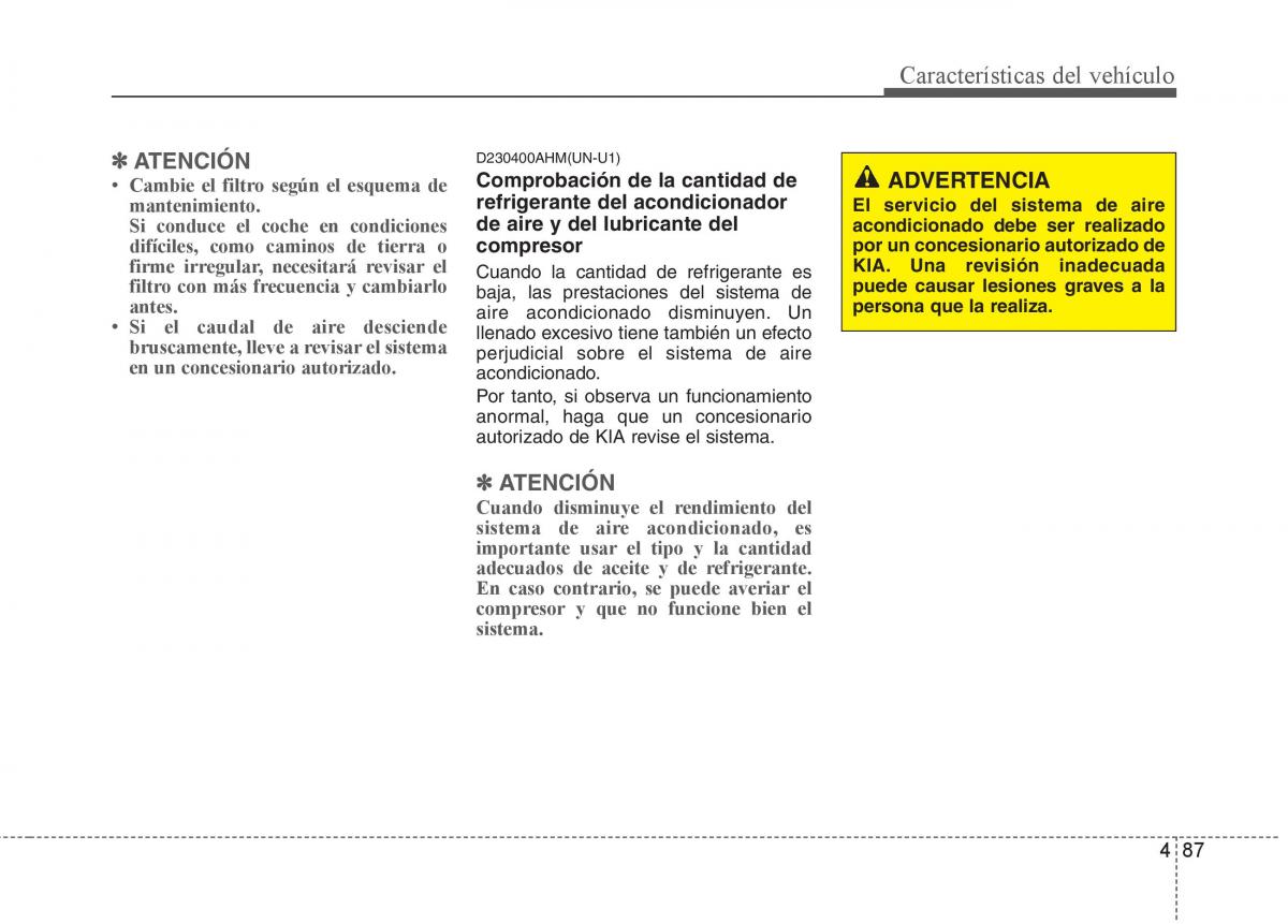 KIA Soul II 2 manual del propietario / page 159