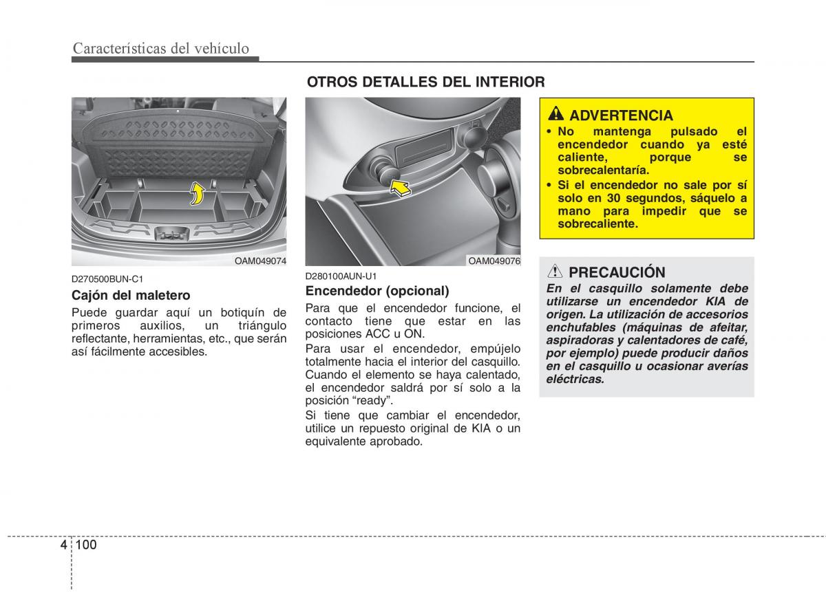 KIA Soul II 2 manual del propietario / page 172