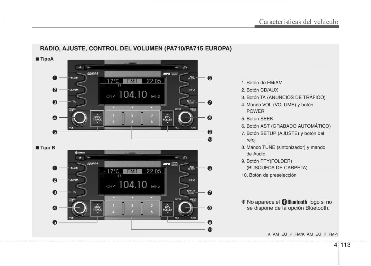 KIA Soul II 2 manual del propietario / page 185