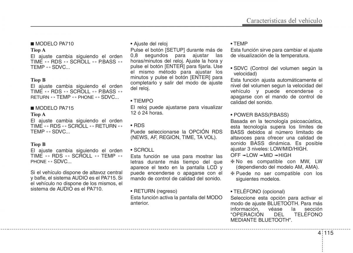 KIA Soul II 2 manual del propietario / page 187