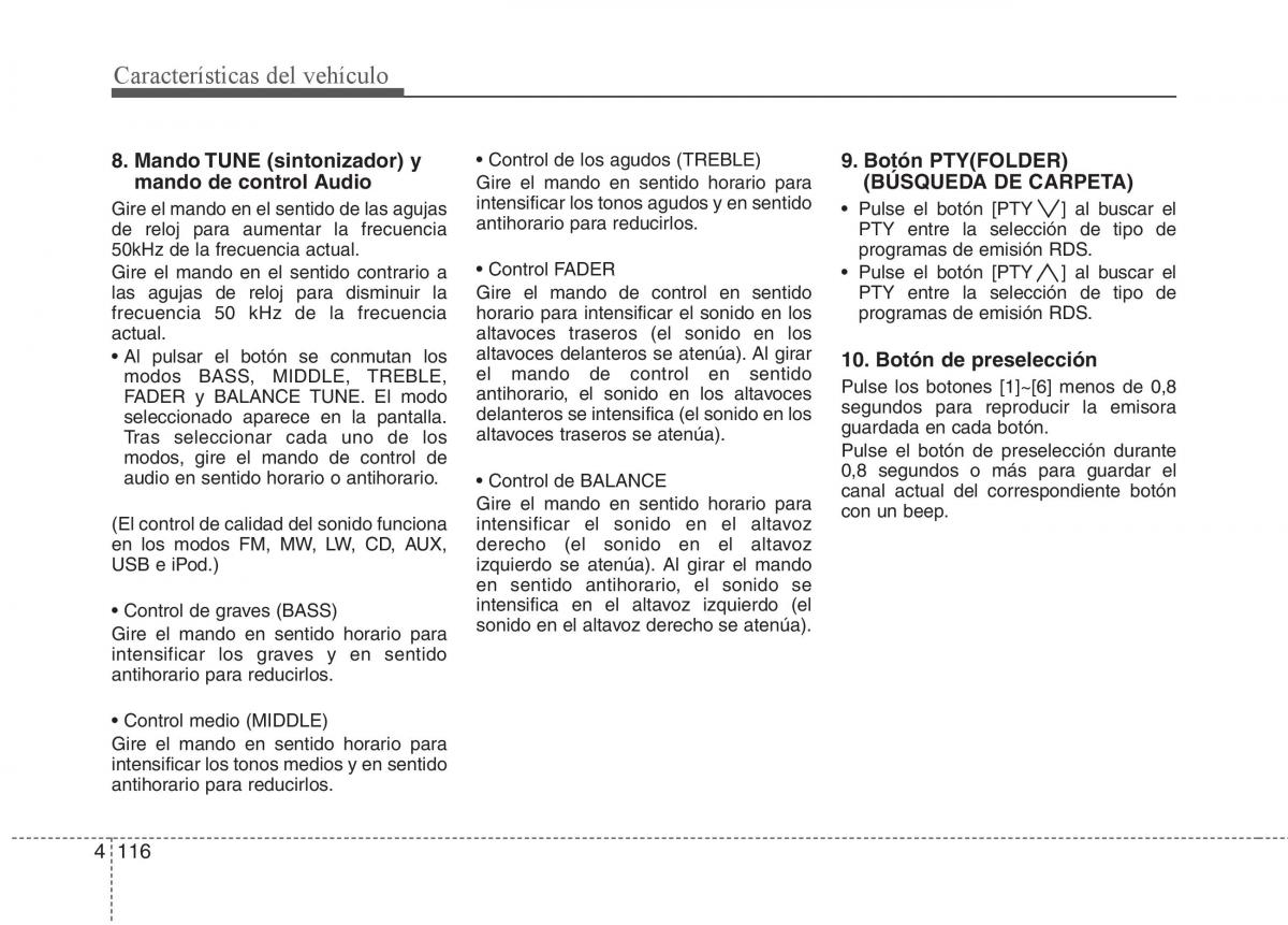 KIA Soul II 2 manual del propietario / page 188