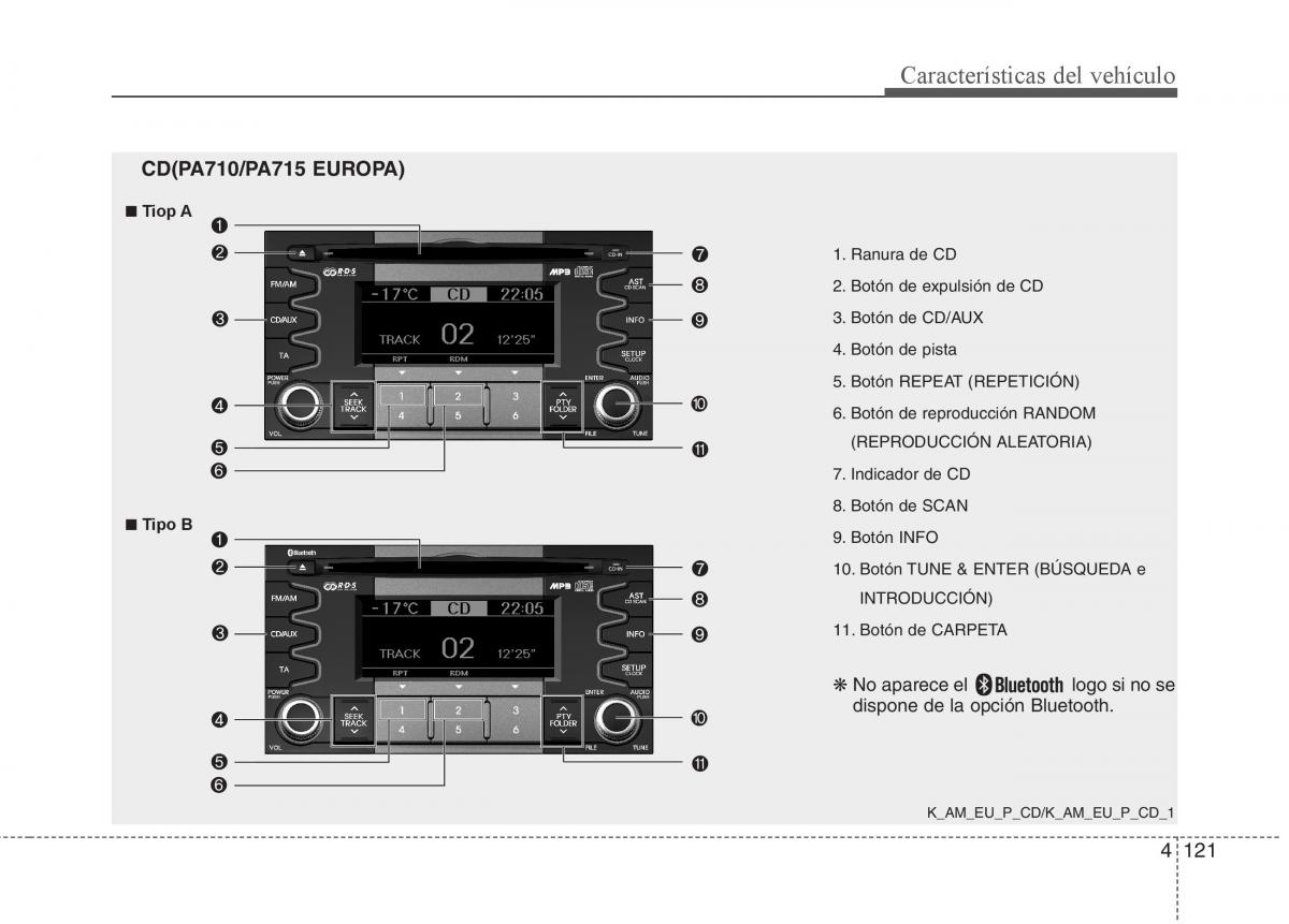 KIA Soul II 2 manual del propietario / page 193