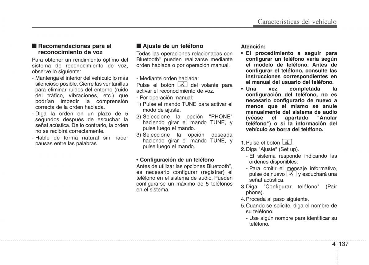 KIA Soul II 2 manual del propietario / page 209