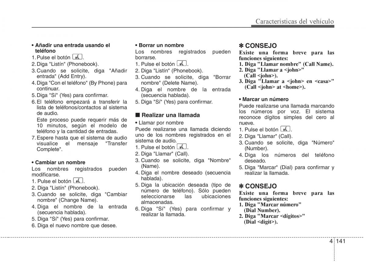 KIA Soul II 2 manual del propietario / page 213