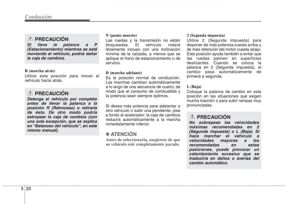 KIA Soul II 2 manual del propietario / page 235